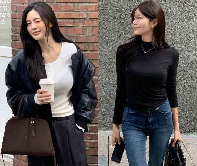 Chị em diện đồ đen nhất định phải nhớ 5 nguyên tắc này sai là dễ bị cộng thêm tuổi nhìn kém sang hẳn - 1