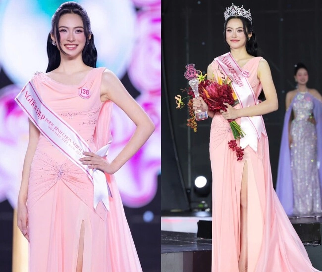 Cô gái cao 1m74từng bán bánh mì mưu sinh giờ là á hậu việt nam ảnh mặt mộc gây sốt - 1