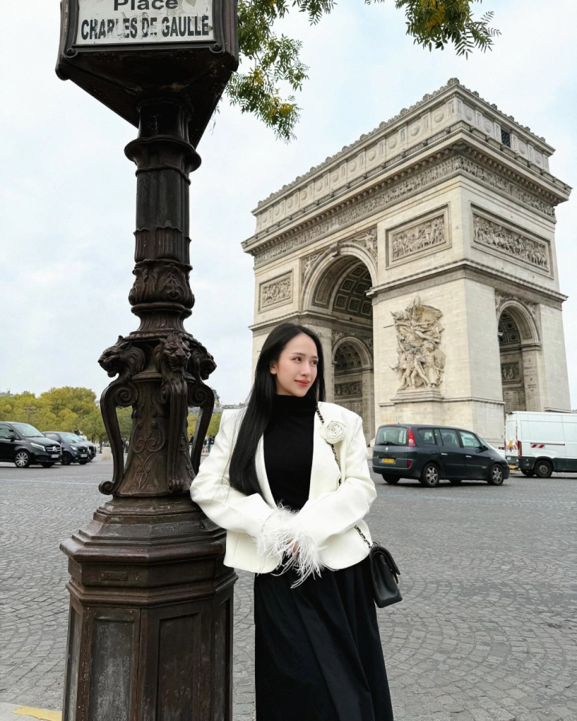 Con gái minh nhựa diện loạt đồ tiểu thư nhà giàu trên phố - 9