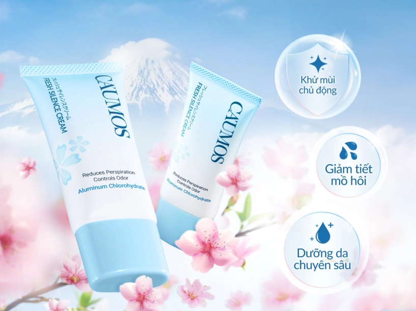 Kem khử mùi và dưỡng da vùng nách caumos nhật bản bí mật của sự tinh tế - 4