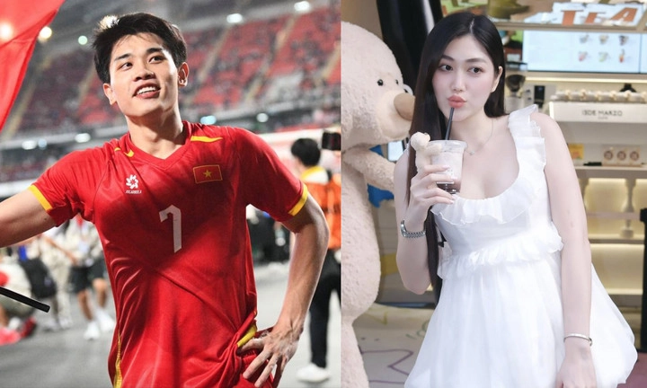 Sắc vóc bạn gái tin đồn của tiền đạo nguyễn đình bắc - 1