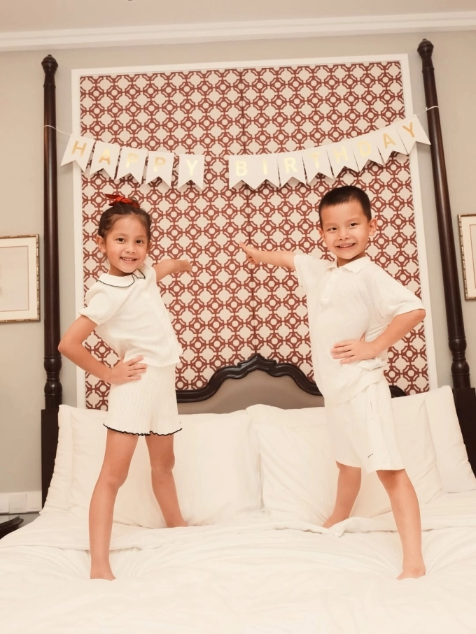 Vẻ đáng yêu tuổi lên 6 của lisa - leon nhà hồ ngọc hà - 9