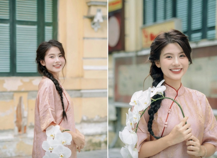 Vẻ ngọt ngào của diễn viên sinh năm 2001 đóng cùng lúc 2 phim giờ vàng vtv - 7