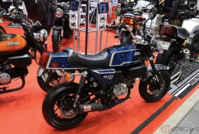 Biến honda monkey 125 thành kawasaki z2 - 22