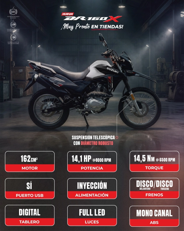 Dr160x 2026 trình làng với giao diện đẹp đến khó tin đây là xe của suzuki - 4