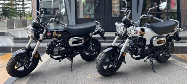 Hình ảnh thực tế của bộ đôi honda dax 2026 og white và og black vừa lên kệ tại đại lý - 2