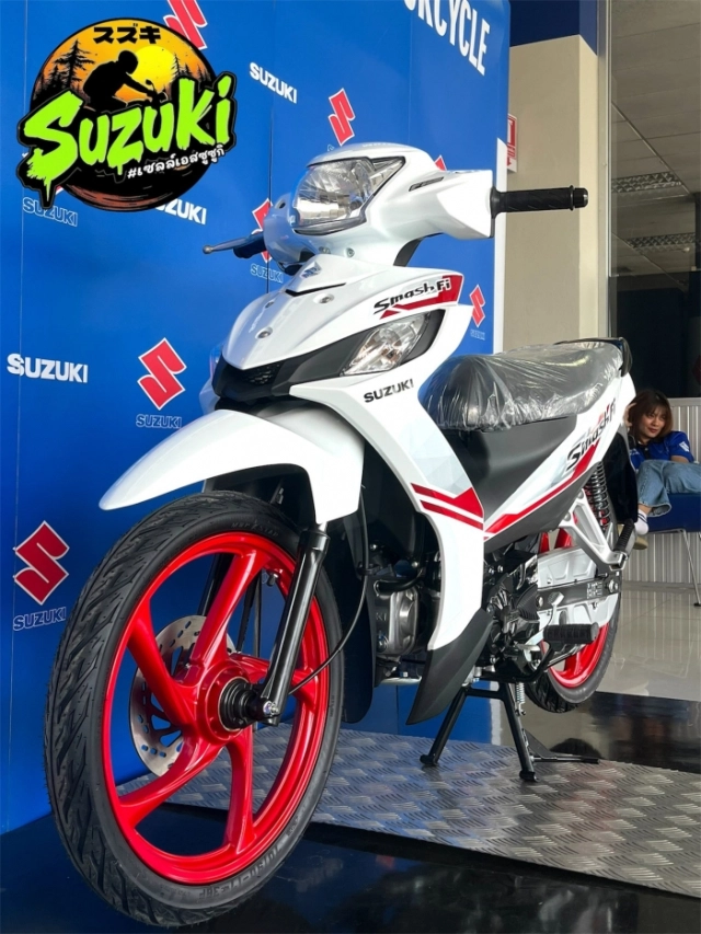 Hình ảnh thực tế màu mới của suzuki smash 115 plus 2026 vừa về đại lý với giá bán từ 35 triệu đồng - 6