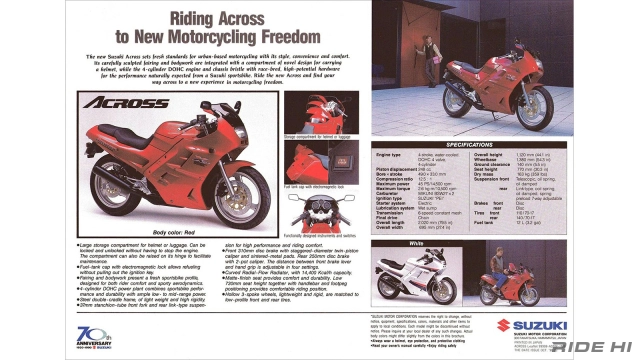 Hồi ức 2 bánh - khám phá chiếc xe sportbike 4 xy-lanh từng được suzuki ra mắt có cốp rộng như xe ga - 4