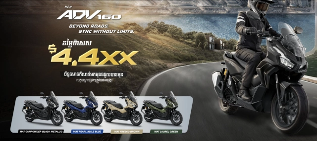 Honda adv 160 2026 thế hệ mới vừa ra mắt bên lào với giá bán cao đến bất ngờ - 3