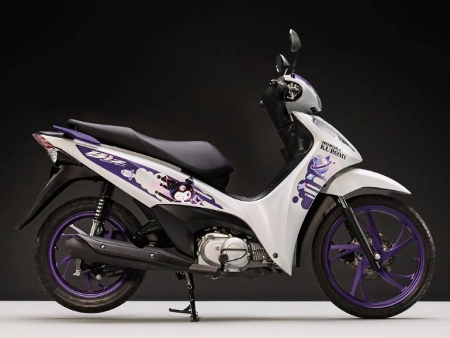 Honda mang phong cách kuromi lên chiếc xe số lai giữa vision và future - 4
