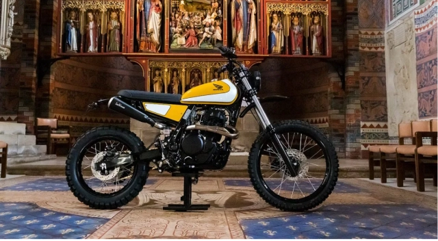 Honda nx650 dominator độ bởi hb-custom khi chất enduro cổ điển gặp tinh thần scrambler hiện đại - 1