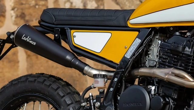 Honda nx650 dominator độ bởi hb-custom khi chất enduro cổ điển gặp tinh thần scrambler hiện đại - 5