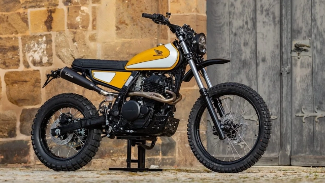 Honda nx650 dominator độ bởi hb-custom khi chất enduro cổ điển gặp tinh thần scrambler hiện đại - 6