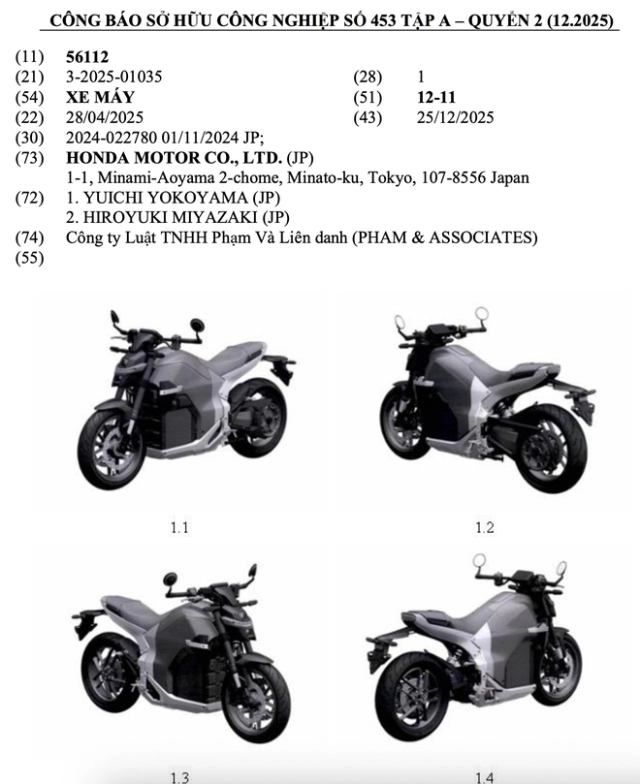 Honda việt nam đăng ký mẫu xe mô tô điện mới - mạnh ngang ngửa xe xăng 600cc đầy pin chạy 150 km - 2