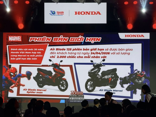 Honda việt nam ra mắt air blade 125 phiên bản đặc biệt spider-man và venom với số lượng giới hạn - 17