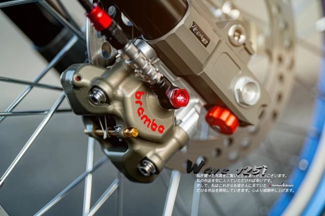 Honda wave 125i độ kín đi chợ nhưng chơi đồ hiệu bản độ gọn gàng nhìn kỹ mới thấy toàn hàng chất - 5