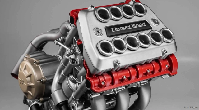 Mv agusta cinque cilindri - khi động cơ 5 xy-lanh không còn là ý tưởng điên rồ - 3