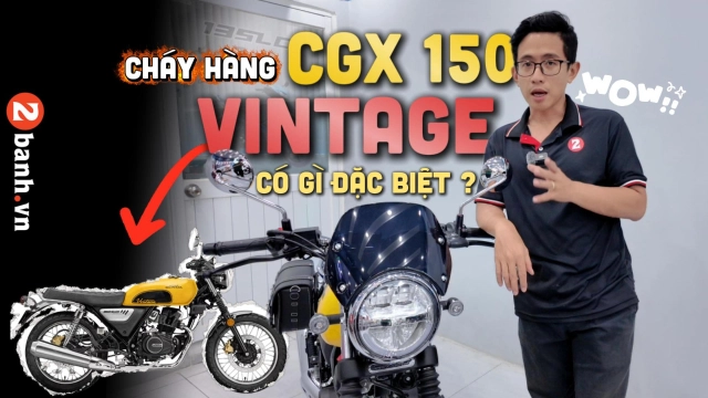 Soi chi tiết honda cgx150 2026 vintage vừa cập bến thị trường việt giá tuy cao nhưng vẫn cháy hàng - 1