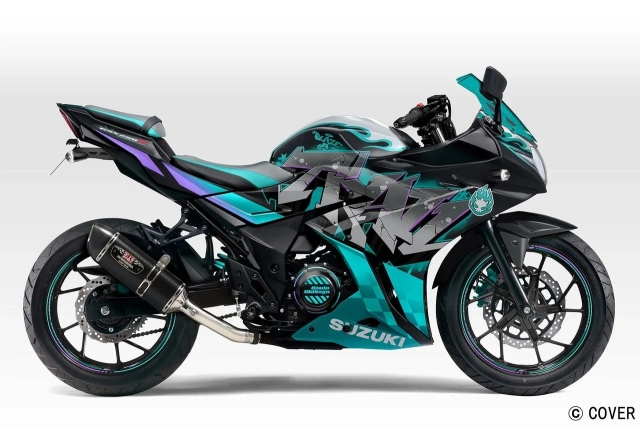 Suzuki bắt tay hololive - gsx250r chihaya remix ra mắt chỉ có 1 chiếc trên đời - 6