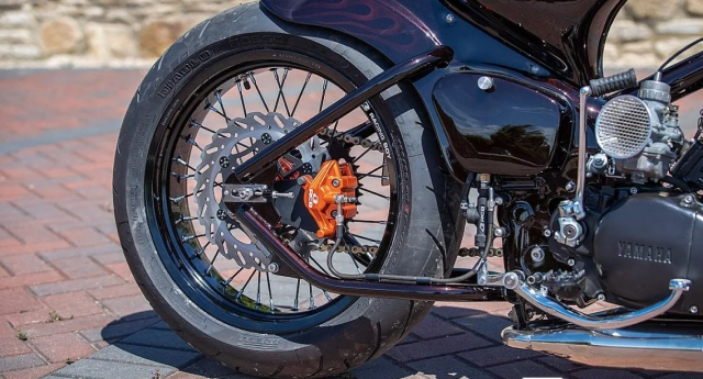 Từ xe đi làm mỗi ngày đến quái vật đường phố - honda cub độ máy yamaha dt250 sẽ như thế nào - 7
