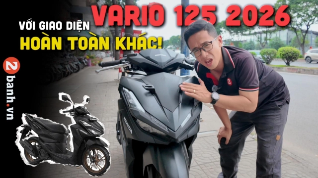 video đánh giá chi tiết honda vario 125 2026 với thiết kế mới vừa cập bến thị trường việt - 1