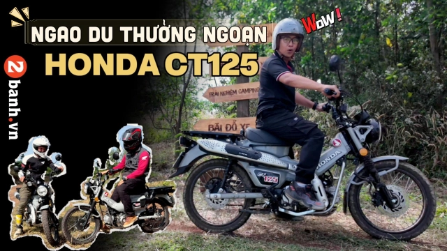 video trải nghiệm honda ct125 trên những cung đường không tên ở hồ trị an - đắt xắt ra miếng - 1