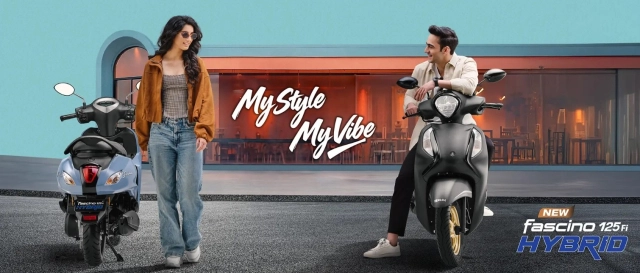Yamaha fascino 125 2026 ra mắt với giao diện mới xe ga hybrid có giá quy đổi chỉ ngang wave alpha - 3
