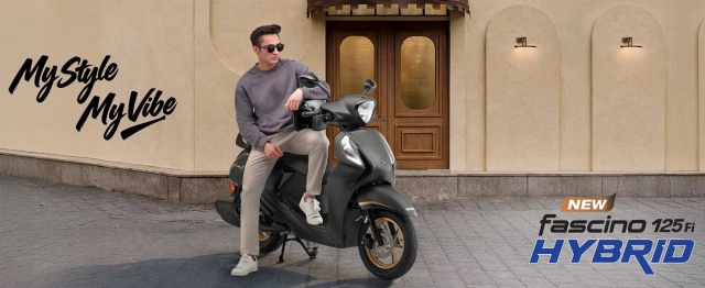 Yamaha fascino 125 2026 ra mắt với giao diện mới xe ga hybrid có giá quy đổi chỉ ngang wave alpha - 4